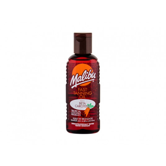 Saulės kūno losjonas Malibu Fast Tanning Oil, 100ml