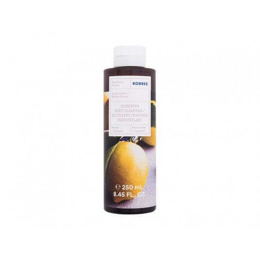 Dušo želė Korres Basil Lemon Renewing Body Cleanser, 250ml