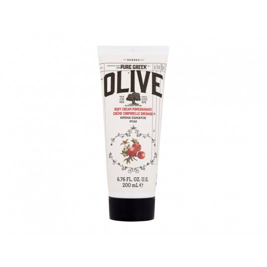 Kūno kremas Korres Pure Greek Olive kūno kremas su granatu, 200ml