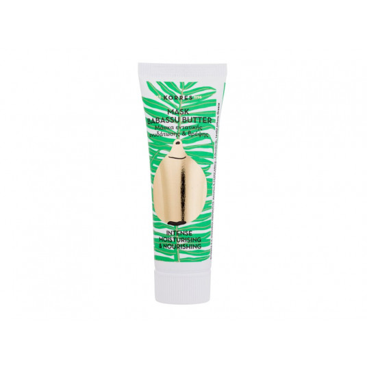 Veido kaukė Korres Babassu Butter intensyviai drėkinanti ir maitinanti kaukė, 18 ml