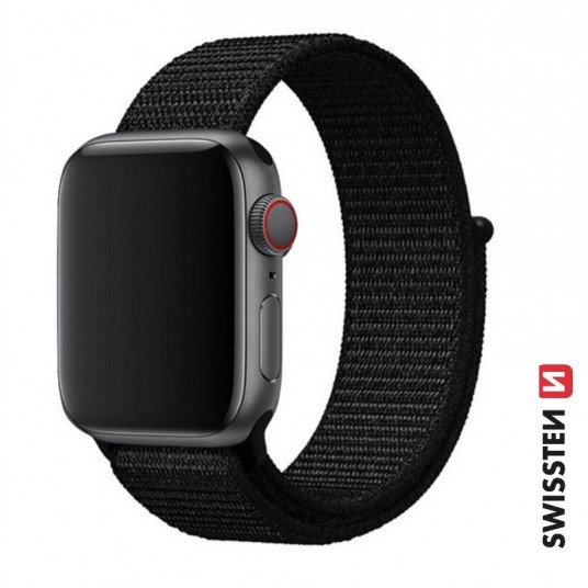Swissten Nylon Band for Apple Watch 42 / 44 / 45 / 49 mm
