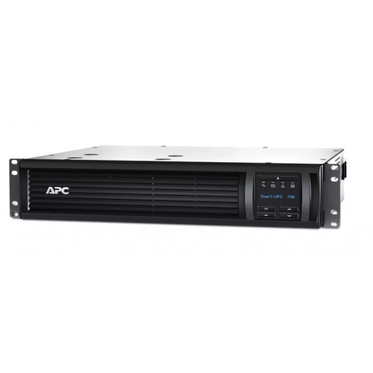APC Smart-UPS SMT750RMI2UNC 750VA LCD 19" stovas 2U su tinklo plokšte