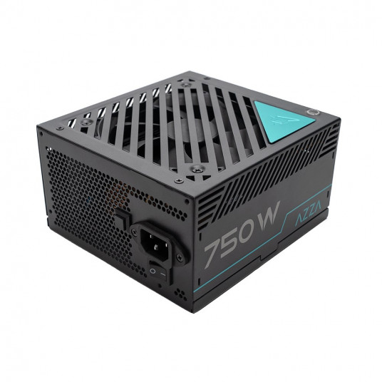 Azza PSAZ 750G maitinimo blokas 750 W 20+4 pin ATX ATX Juoda
