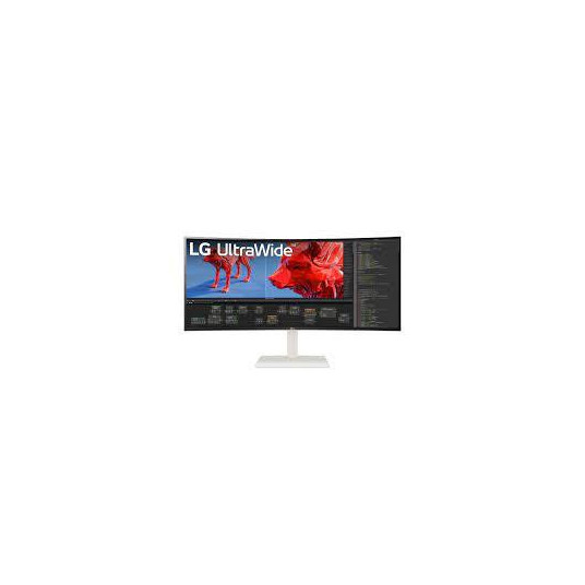 LCD monitorius|LG|38WR85QC-W|37,5"|Business/Curved/21 : 9|Skydas IPS|3840x1600|21:9|144 Hz|1 ms|Spalva balta|38WR85QC-W