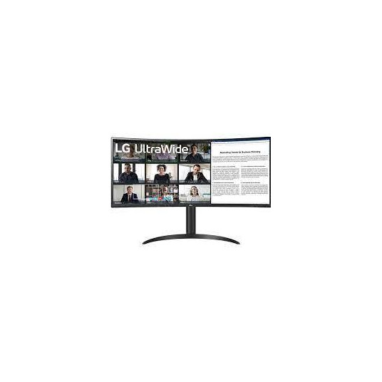 LCD monitorius|LG|34WR55QC-B|34"|Verslas/Curved/21 : 9|Skydas VA|3440x1440|21:9|100 Hz|5 ms|34WR55QC-B