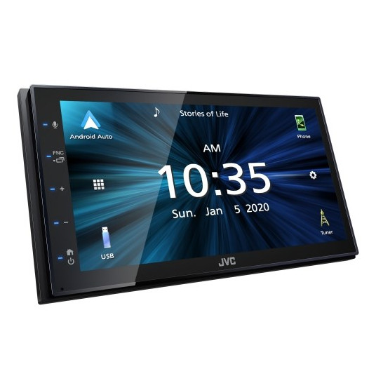 JVC KW-M560BT automobilinis medijos imtuvas Juoda 200 W Bluetooth