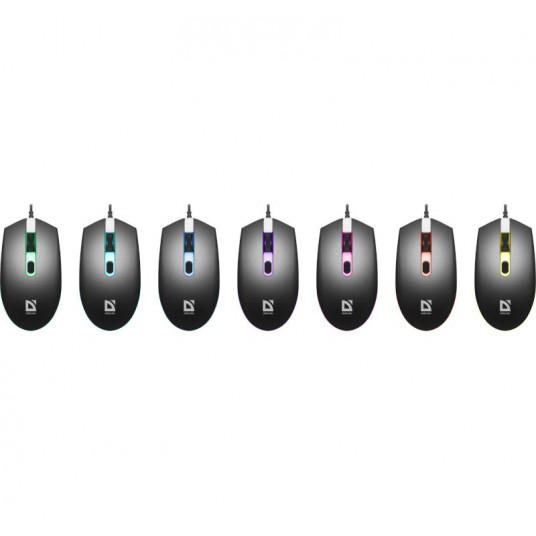 MOUSE DEFENDER DOT MB-986 OPTICAL 7 COLORS 1000dpi 4P