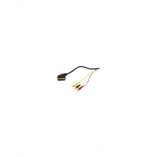 Laidas SCART - 3 x RCA, 2m