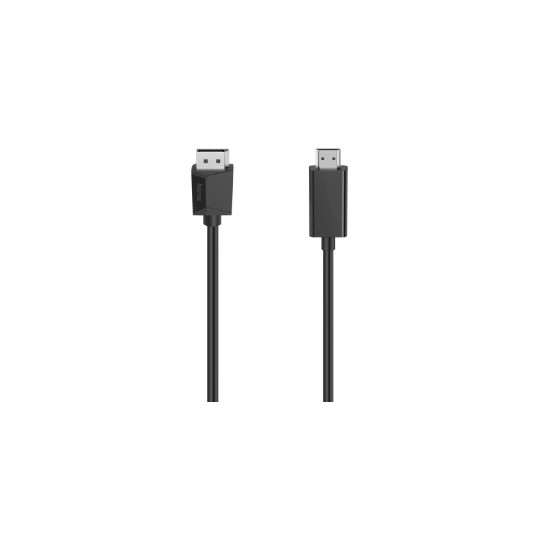 Kabelis HAMA DISPLAYPORT-HDMI 1.5m Juodas