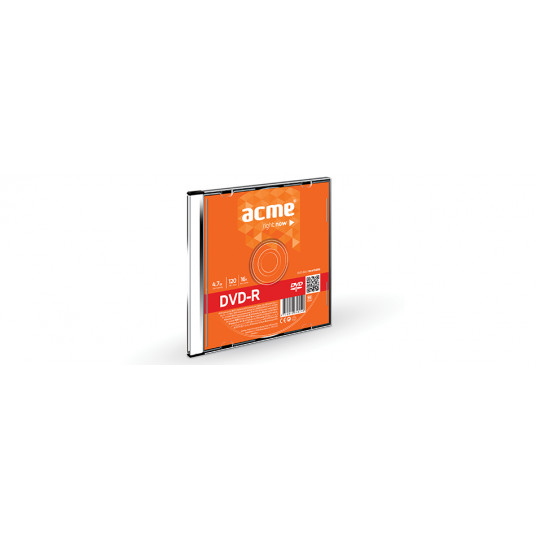 Diskas ACME DVD-R 4,7GB 16X Slim dėž.