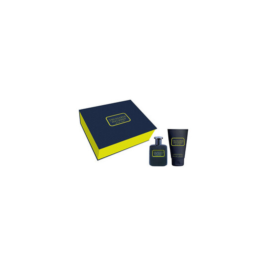 Trussardi Parfums Riflesso Blue Vibe Dárková sada EDT 50 ml a sprchový gel a šampon 100 ml, 50ml
