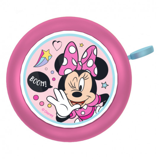 Dviračio skambutis MINNIE, metalinis (rožinis)