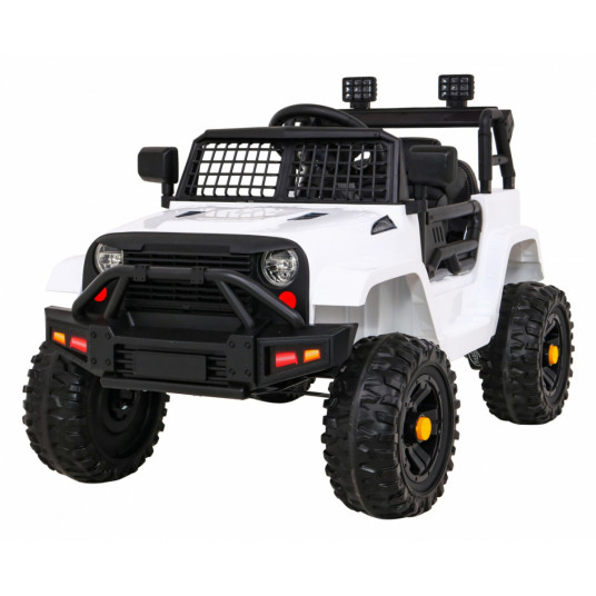 Elektromobilis Jeep Dark Night, baltas