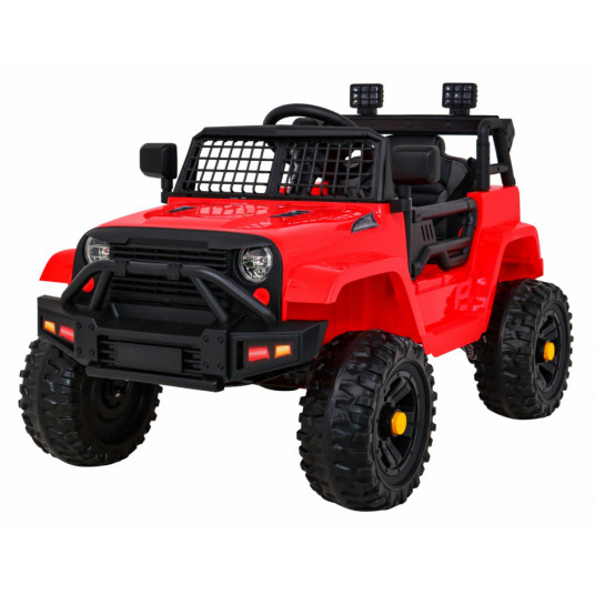 Elektromobilis Jeep Dark Night, raudonas