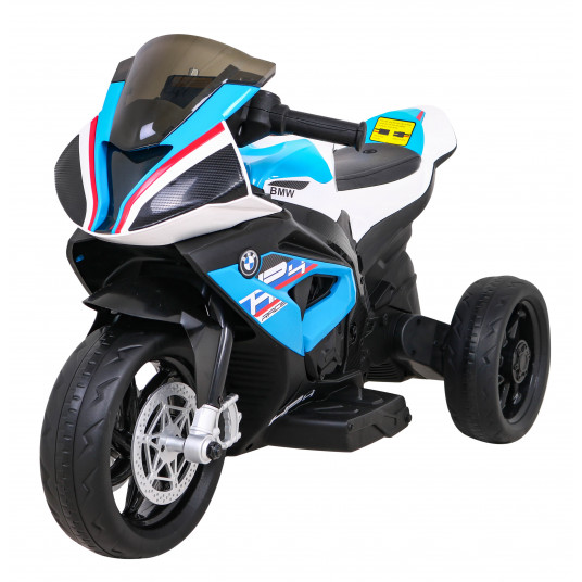 Elektrinis triratis motociklas BMW HP4, mėlynas