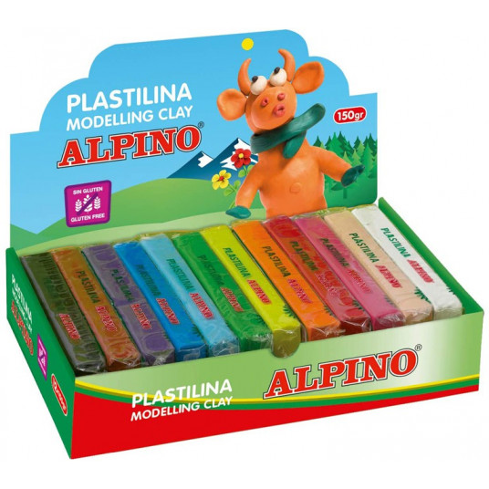 Plastilinas ALPINO 12sp x 150g