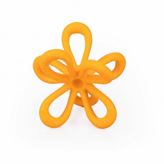 40416 Soother Teether - FLOWER - ORANGE