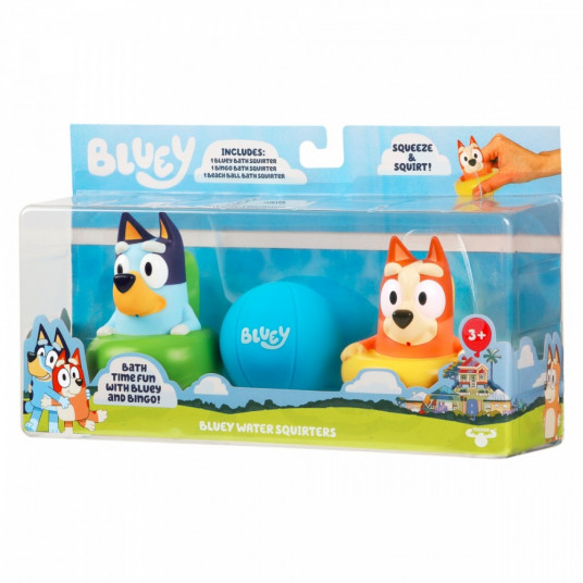 Bath figurines Bluey 3-pak