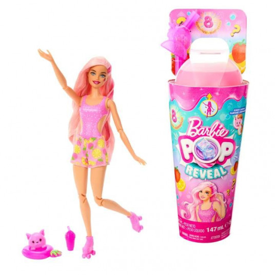 Barbie Pop Reveal dolls, pink blonde