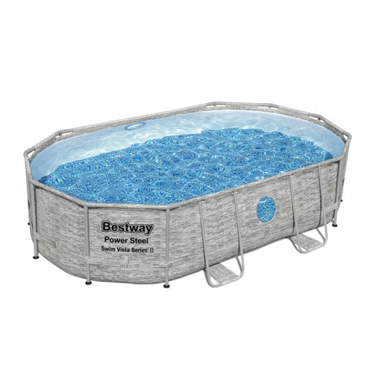Karkasinis ovalus baseinas BESTWAY 56946, 488×305×107 cm