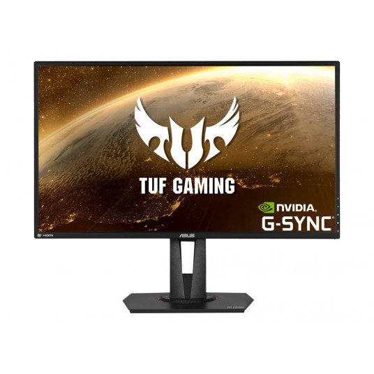 Asus TUF Gaming VG27AQ 27 colių, IPS, WQHD, 2560 x 1440, 16:9, 1 ms, 350 cd/m², ausinių lizdas, 165 Hz, HDMI prievadų kiekis 2