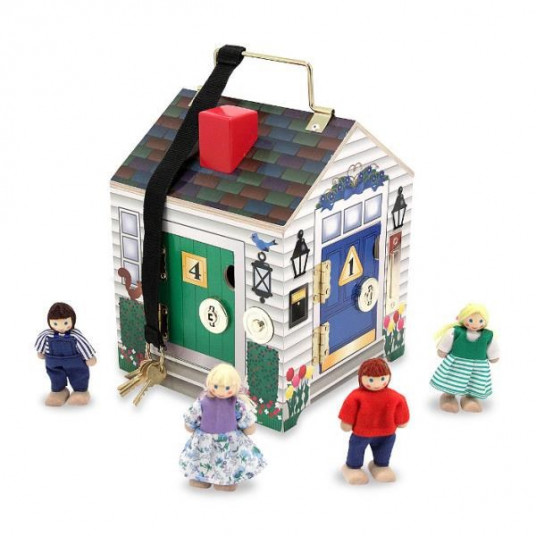 MELISSA Wooden house with keys 12505