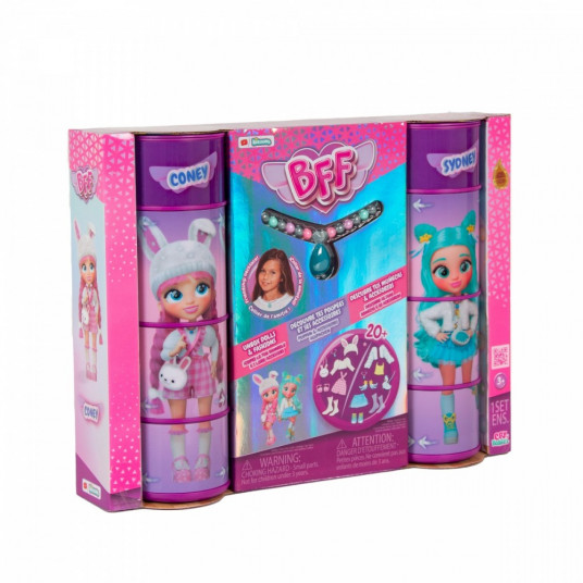 PROMO Cry Babies BFF lėlės – Coney & Sydney dviejose pakuotėse 904316