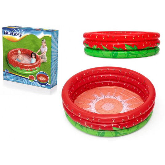 Vaikiškas pripučiamas baseinas - Strawberry Bestway, 160 cm x 38 cm