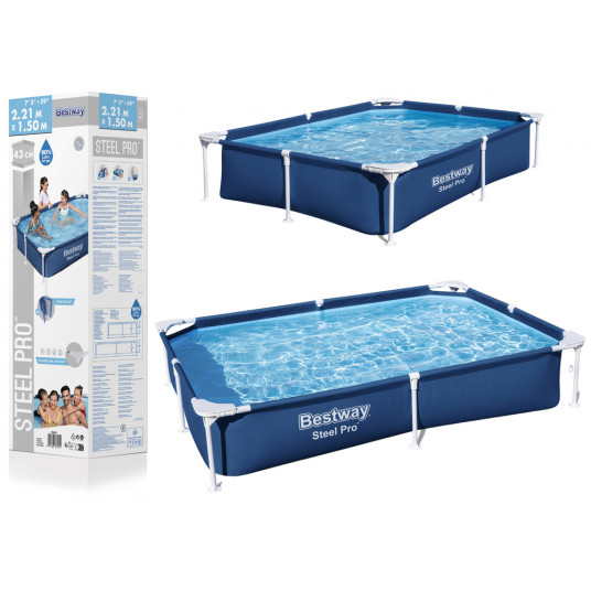 Bestway baseinas 221x150x43 cm