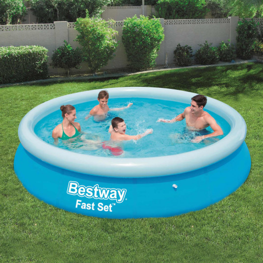 Bestway Fast Set Pripučiamas baseinas, 366x76cm, apskritas, 57273