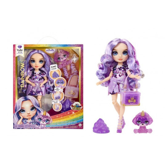 MGA Classic Rainbow Fashion Violet Doll (Purple) 120223