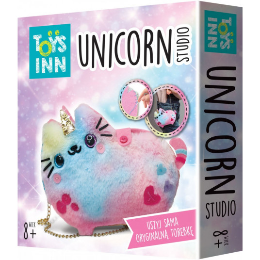 Sewing kit cat unicorn handbag