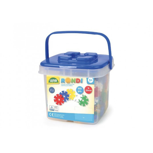 Blocks Rondi with bucket 550 pcs
