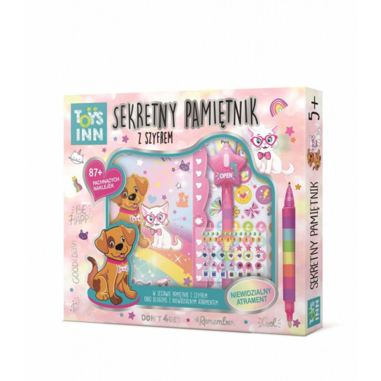 Diary Secret Message Pets
