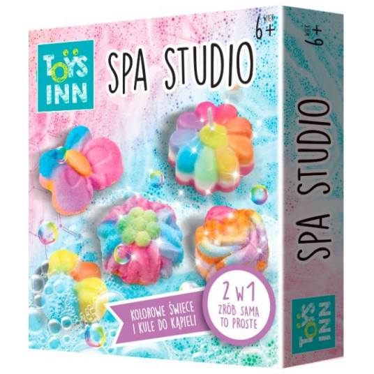 Creative kit SPA Studio Flower candles and bath bombs