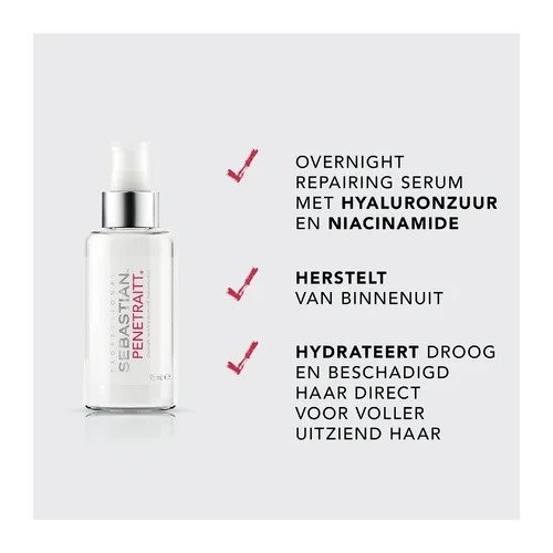 plaukų serumas Sebastian Professional Penetraiit Overnight Repairing Serum 95ml