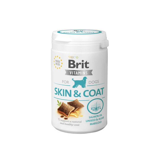 Brit Vitamins Skin&Coat papildai šunims 150g