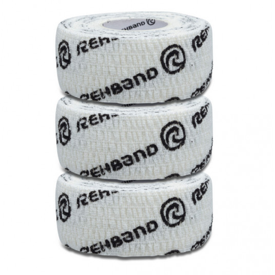 Teipas RX Athletic Power Wrap 25mm x 4.5m White/Black-White