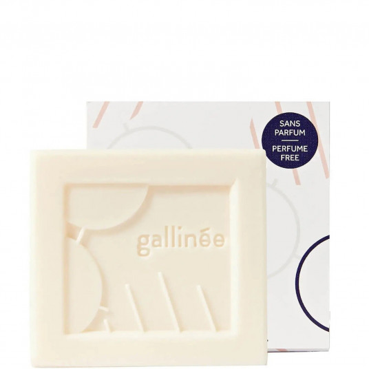 Gallinee, Microbiome odos priežiūra, be kvepalų, raminanti, valomoji juostelė, veidui ir kūnui, 100 g