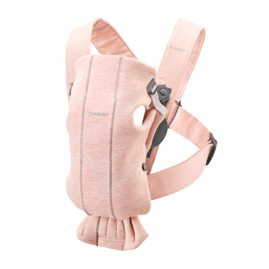 BABYBJÖRN nešioklė MINI 3D JERSEY, light pink, 021077