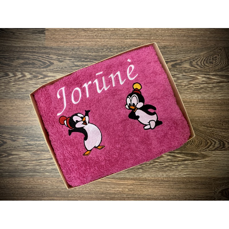Rankšluostis: Penguins