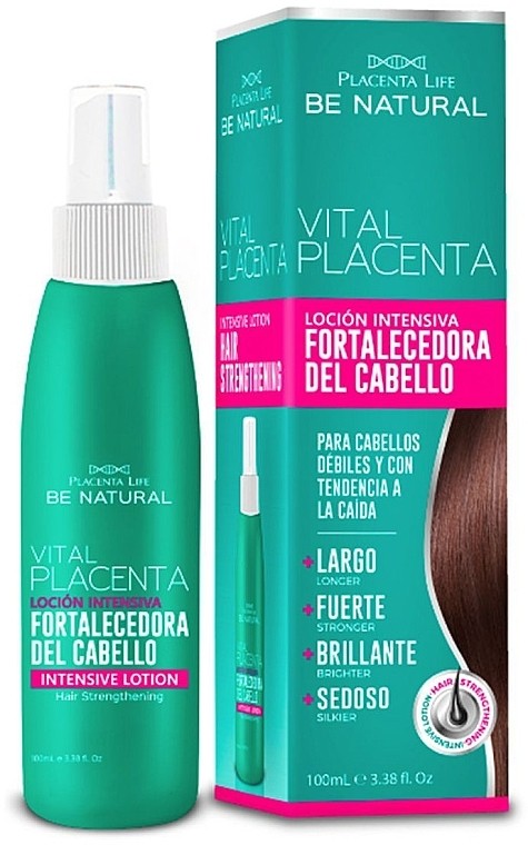 Be Natural Vital Placenta Fort Cabello plaukų tiesinimo priemonė
