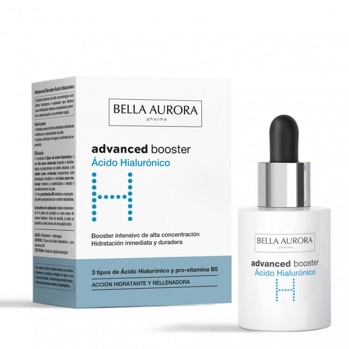 "Bella Aurora Advanced Booster" veido serumas su hialurono rūgštim 30ml
