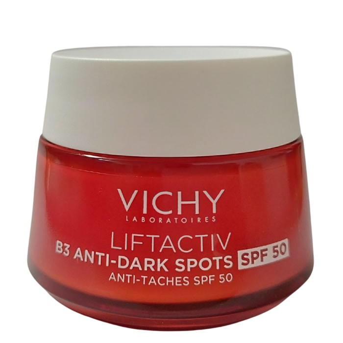 Vichy Liftactiv B3 Anti-Blemish Cream Spf50 intensyvaus poveikio kremas nuo raukšlių pigmentinių dėmių korekcijai 50ml