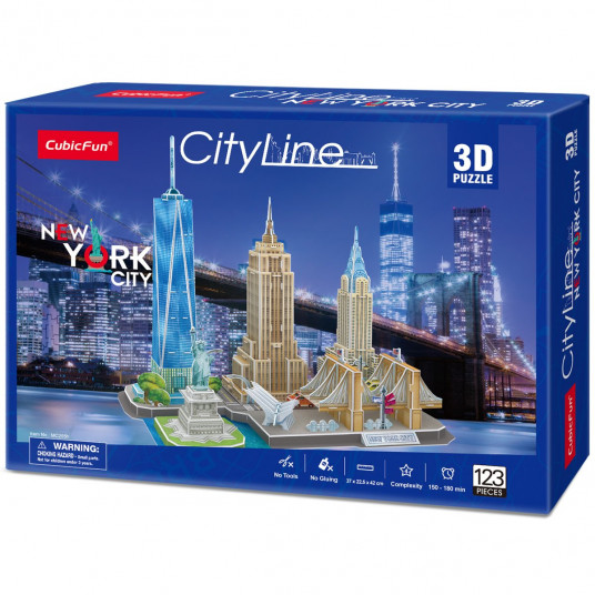 CUBICFUN 3D dėlionė „Niujorkas“