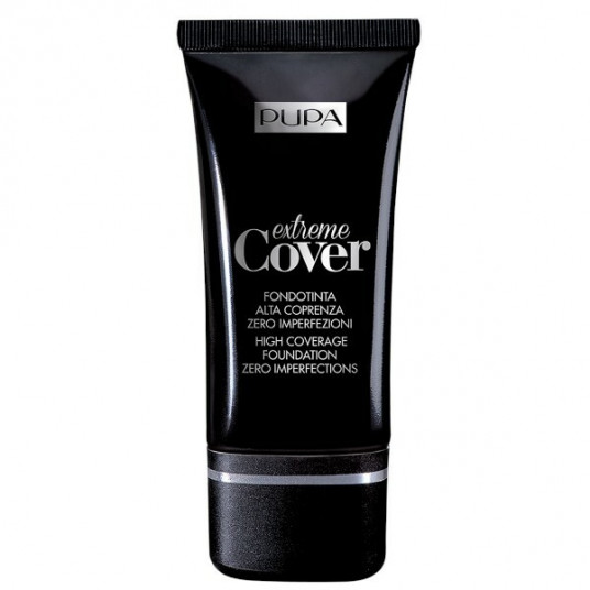 Pupa – labai dengiantis makiažas Extreme Cover SPF 15 (High Coverage Foundation Zero Imperfections) 30 ml – 010 Alabaster