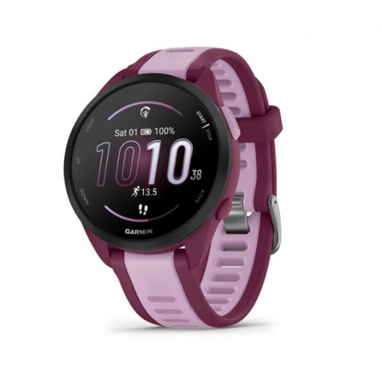 Išmanieji laikrodžiai "Garmin Forerunner 165 Music", uogų spalvos