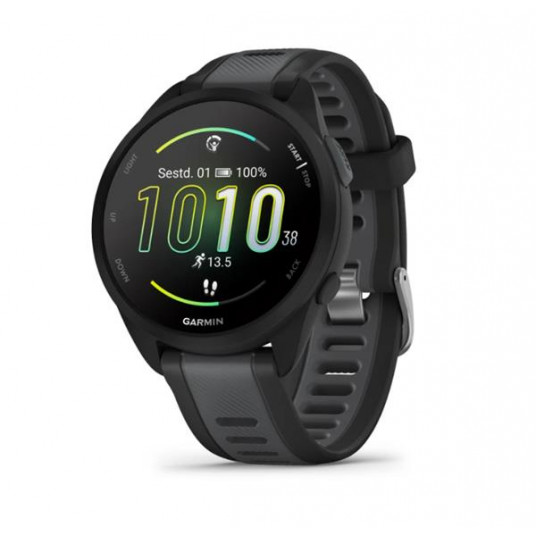 "Garmin Forerunner 165 Music" išmanieji laikrodžiai, juoda/šviesiai pilka