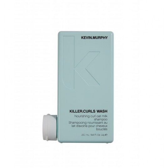 Kevin Murphy - Maitinamasis garbanos avižų pieno šampūnas Killer.Curls Wash (Nourishing Curl Oat Milk Shampoo) - 1000 ml