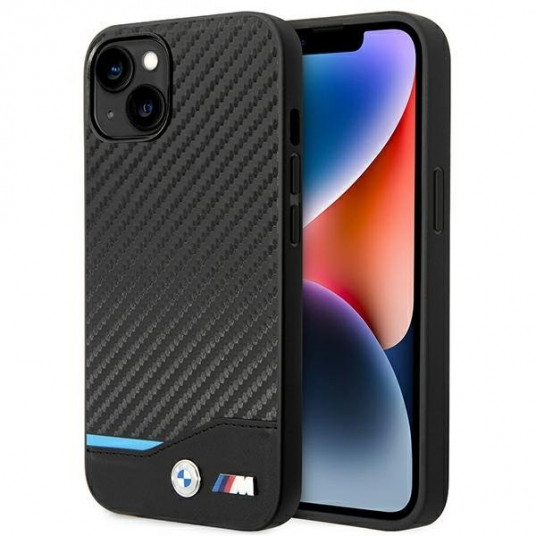 BMW BMHCP14M22NBCK galinis dėklas, skirtas Apple iPhone 14 Plus / 15 Plus